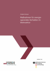 Cover Ariadne-Analyse Verhaltensinterventionen Wohnsektor