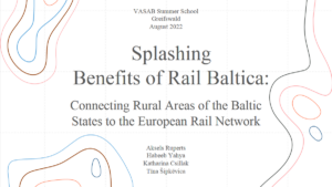 Titelbild Splashing Benefits of rail Baltica