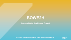 BOWE2H Titelbild - MV Ostseestrategie