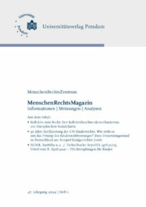 MenschenRechtsMagazin 2022