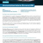 Factsheet: Ammoniakbetriebene Binnenschiffe