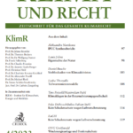 Cover der Klima und Recht 4/2023