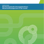 Cover der Machbarkeitsstudie "Leitungsgebundenes Wasserstofftransportnetz in der Lausitz"