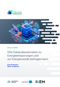 DiKoMo Policy Brief Gebäudeautomation Cover