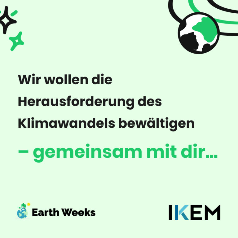 Flyer zu den Earth Weeks