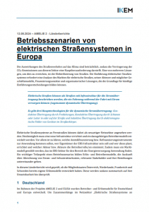 Erste Seite der Länderberichte