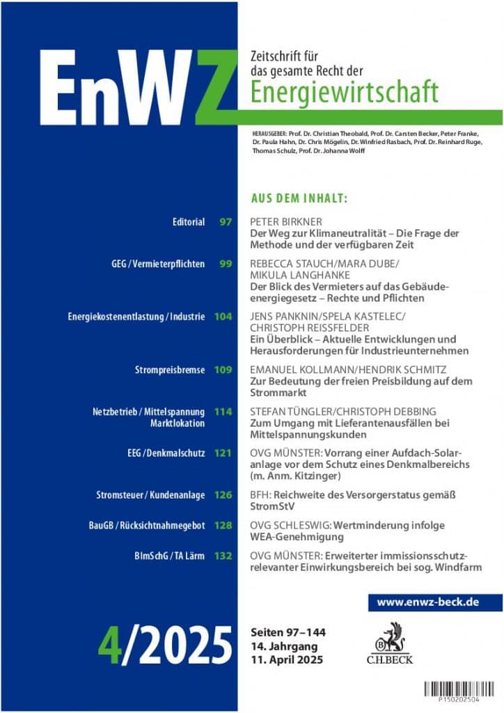 EnWZ-Titelseite