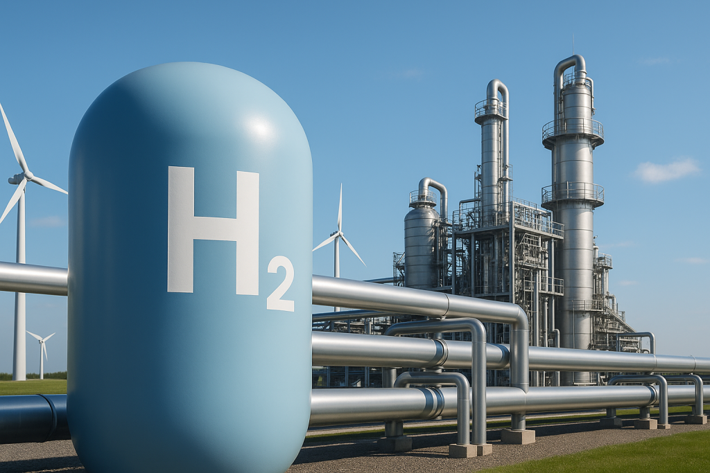 Symbolic image of the hydrogen economy