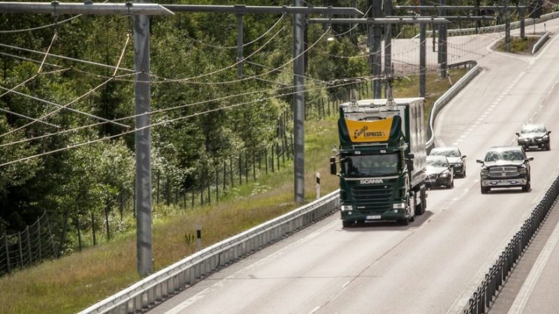 Siemens eHighway: Testfahrt / Siemens eHighway: Test drive