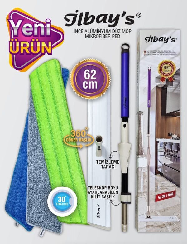 ILBAY'S Mopset | Vloerwisser XL 62cm - Afbeelding 3