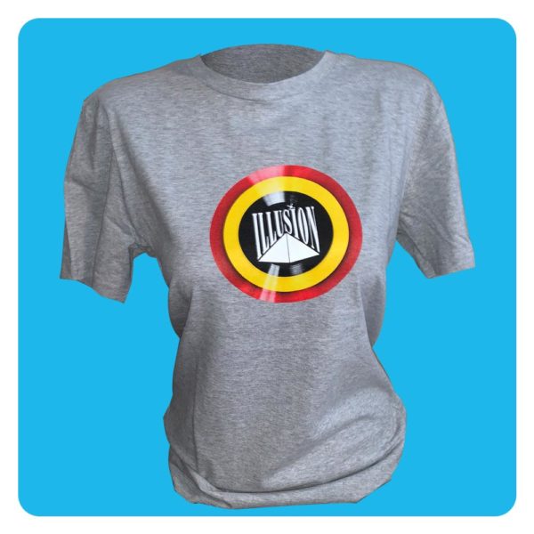 T-Shirt Belgian Retro Night Grijs