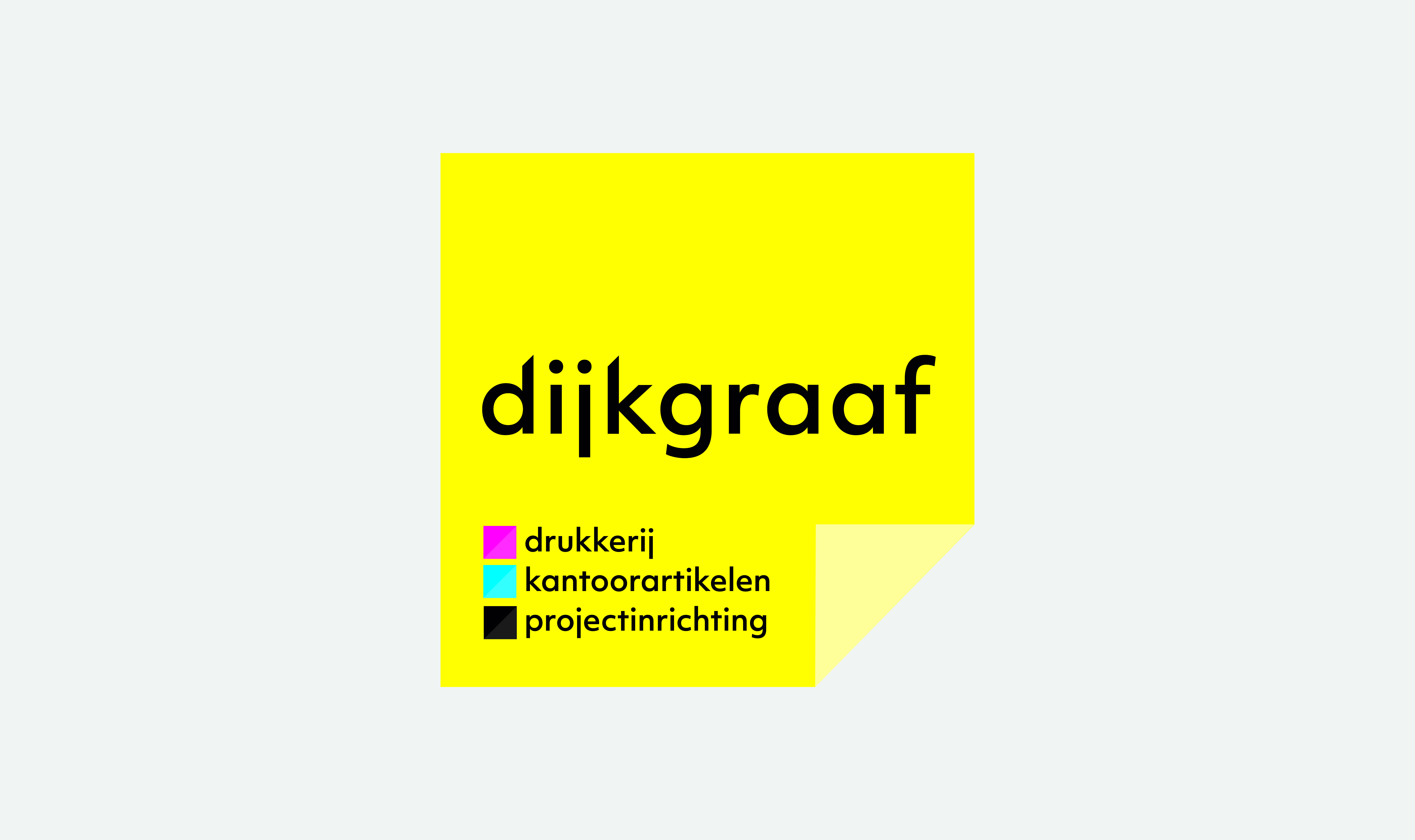 Logo ontwerp voor Dijkgraaf Apeldoorn drukkerij kantoorartikelen