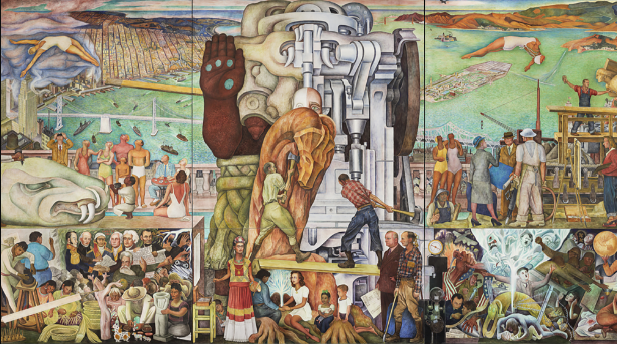 El muralismo de Diego Rivera en San Francisco - Ilusorio