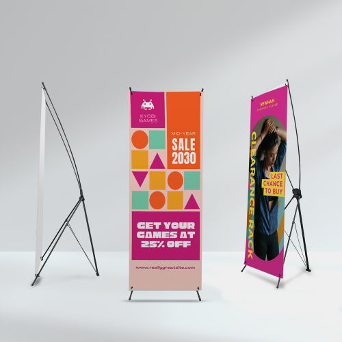 Free-standing banner