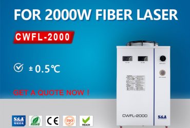 Air cooled chiller for fiber laser welding machine