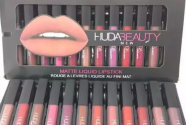 Huda 12pcs liquid matte lipstick