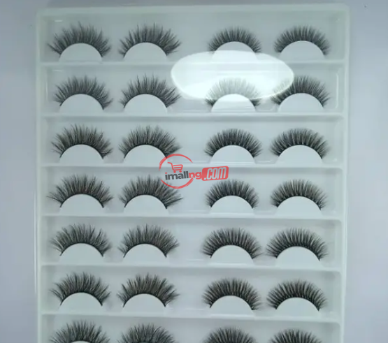 100% Human Hair Lashes For Professional Makeup Uses