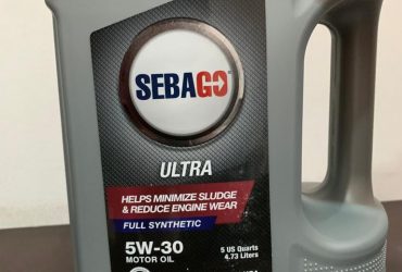 SEBAGO ULTRA FULL SYNTHETIC MOTOR OIL 5LITERS