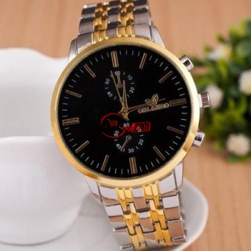 Orlando Men's Wrist Watch, Luxury Stainless Quartz Male Watches