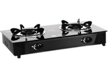 Table Top Gas Cooker With Glass Top – 2 Burner