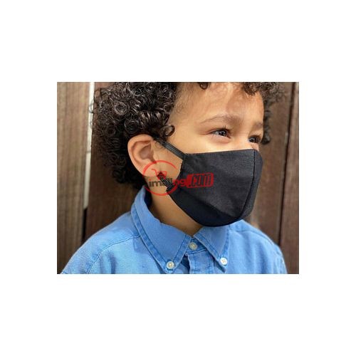 Kids 2Pack Of Reusable Blacks Face Mask Covering