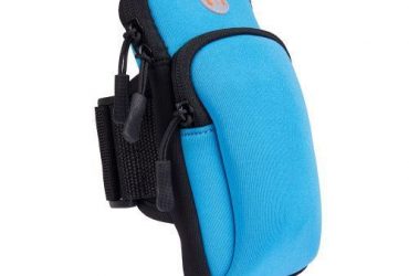 Double Pocket Waterproof Neoprene Arm Bag Armband For Outdoor Sport