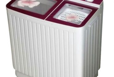 Qasa Washing Machine Double Tub Transparent Top Washing 7.8kg Spining 5kg QWD-125DT