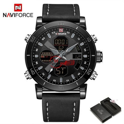 Naviforce Wrist Epidermal Belt Quartz Watch Student Men's Watch