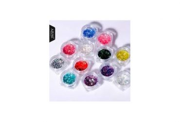 Nail Polish Nail Gllitters For Nail Art (a Pack Of 6)