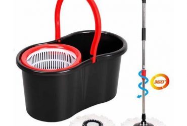 Easy Diamond Magic Spin 360 Degree Easy Mop – Mop Head And Bucket