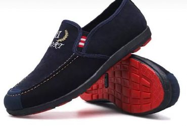 sport Men Shoes Loafers-Blue