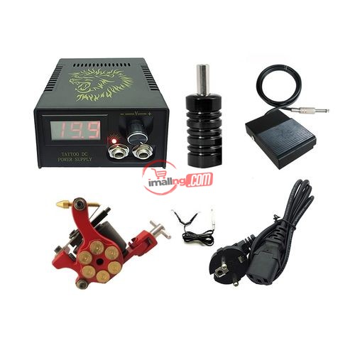 Tattoo Machine Starter Kit Red