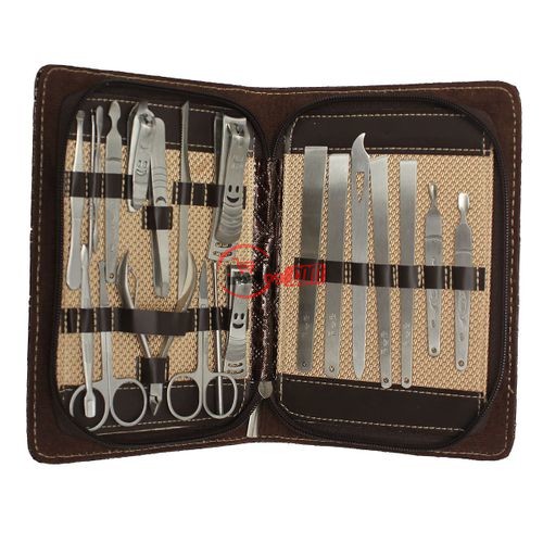 Family Stainless Steel Manicure Pedicure Set( 21 In 1 )