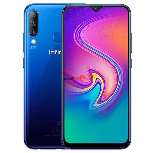 Infinix S4 6.2"HD+ Water-drop (32GB ROM+3GB RAM) 13MP+8MP+2MP 32MP FF, Android 9pie, 4000mAh Battery- Nebula Blue