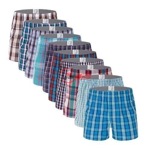 100% Cotton 12 Pieces Of Mens Boxer-Colour /Pattern (Varies)