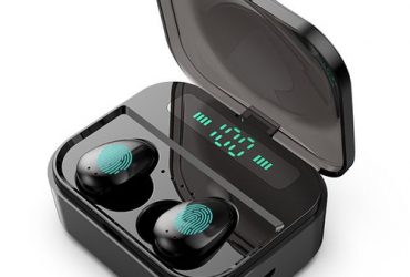 Bluetooth Earphone LED Display Touch Control Earphones