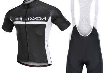 Lixada Lixada Summer Cycling Jersey Set Short Sleeve Bicycle Shirt