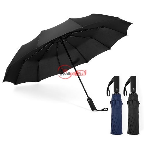 12 Ribs Windproof Folding Travel Umbrella Golf Umbrella