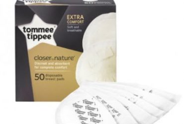 tommee tippee Closer To Nature Disposable Breast Pads, 50 Pads