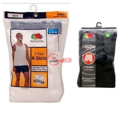 Fruit Of The Loom Singlet And Boxer 5 In All