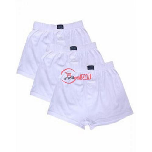 Yulu Men's Underwear Boxer – White