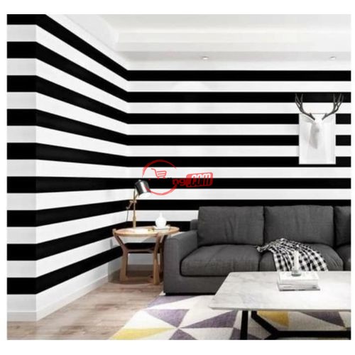 Adore Decor Monochrome Stripes Wallpaper