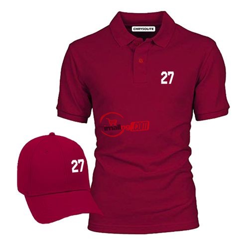 Chrysolite Designs 27 Polo & Cap Bundle – Wine, Wine