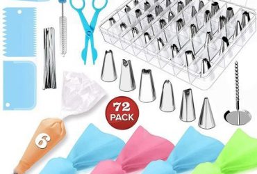 72 Pieces / Set Of Cake Decoration Kit Pastry Bag Nozzle Cake