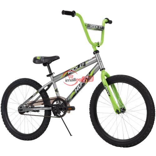 Huffy 20" Rock It Boys Kids Bike, Silver