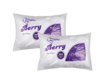 Solace Berry Fibre Pillow (Bed Pillow – Set Of 2)