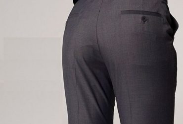 Men Suit Pant Business Formal Office Straight Trousers Work