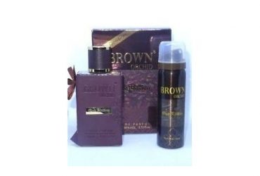 Fragrance World Brown Orchid Oud Edition Unisex EDP – 80ml + Free Deo Spray