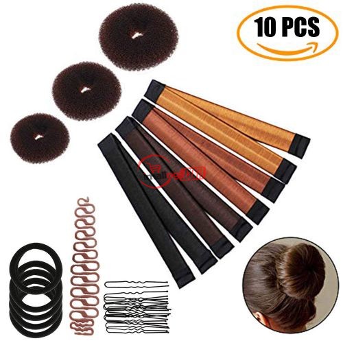 Amelia Donut Hair Bun Maker 10 Pieces