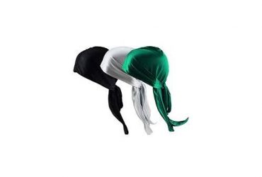 3 Set Durag Black,white,green